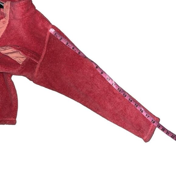 Patagonia Girls Snap-T Re-Tool Pullover Jacket Fleece Sz Large 12 Coral Rose - Picture 6 of 9